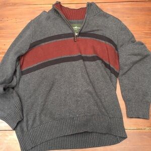 Eddie Bauer qtr zip Sz L
